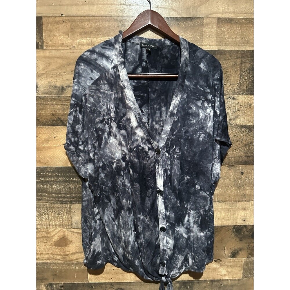 Lane Bryant Womens 26/28 Tie Dye Top Womens Plus Size